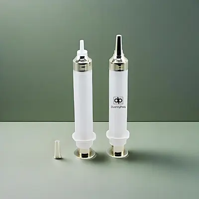 Cosmetic Syringe Airless Bottle Serum Pump Dispenser